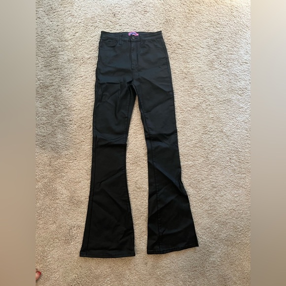 Edikted Denim - Women’s black pleather pants by edikted